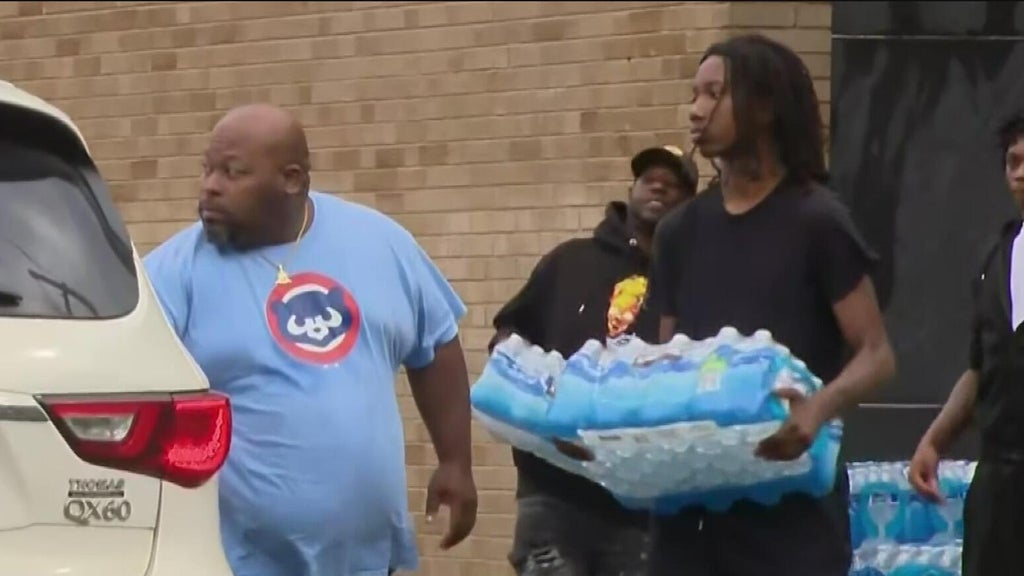 More than 500 cases of free water distributed to Gary, Indiana, residents impacted by storms