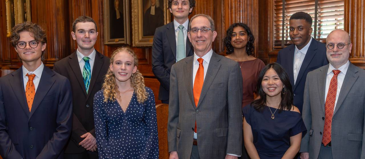 Undergraduate prizes awarded to seven students for academic achievement