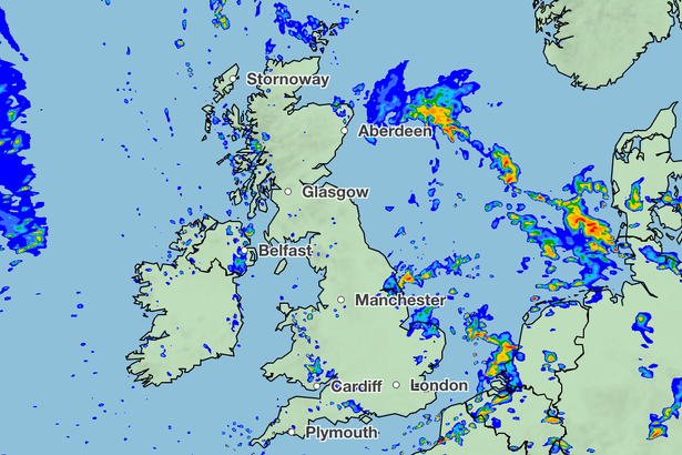Met Office maps show 72 UK areas face rain on bank holiday Monday – full list