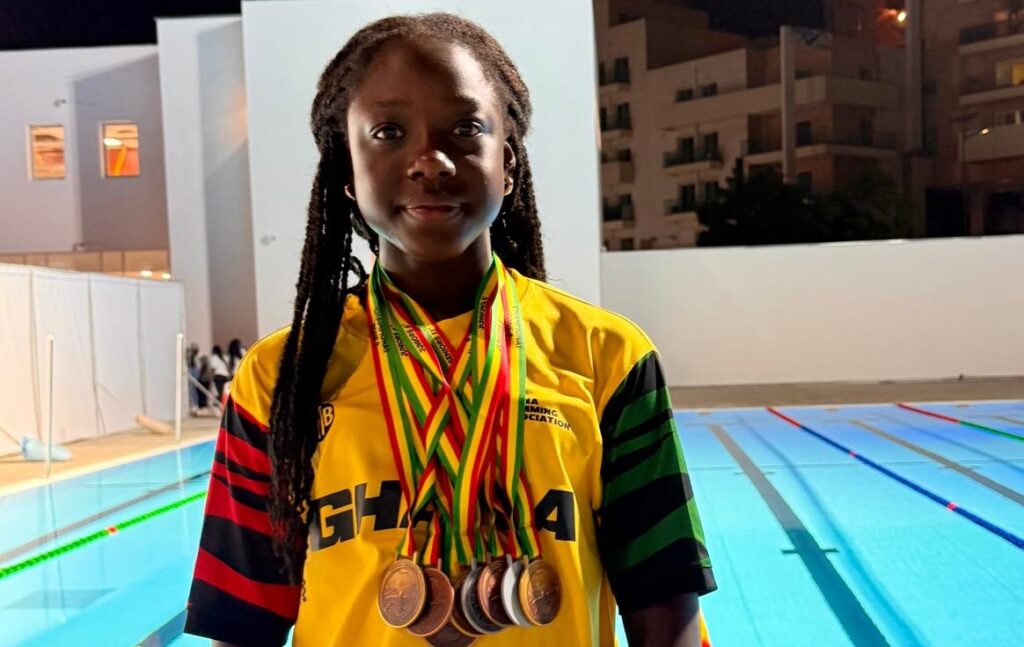 Jada Yankey bags six individual medals at 2026 Africa Aquatics Zone II Championships