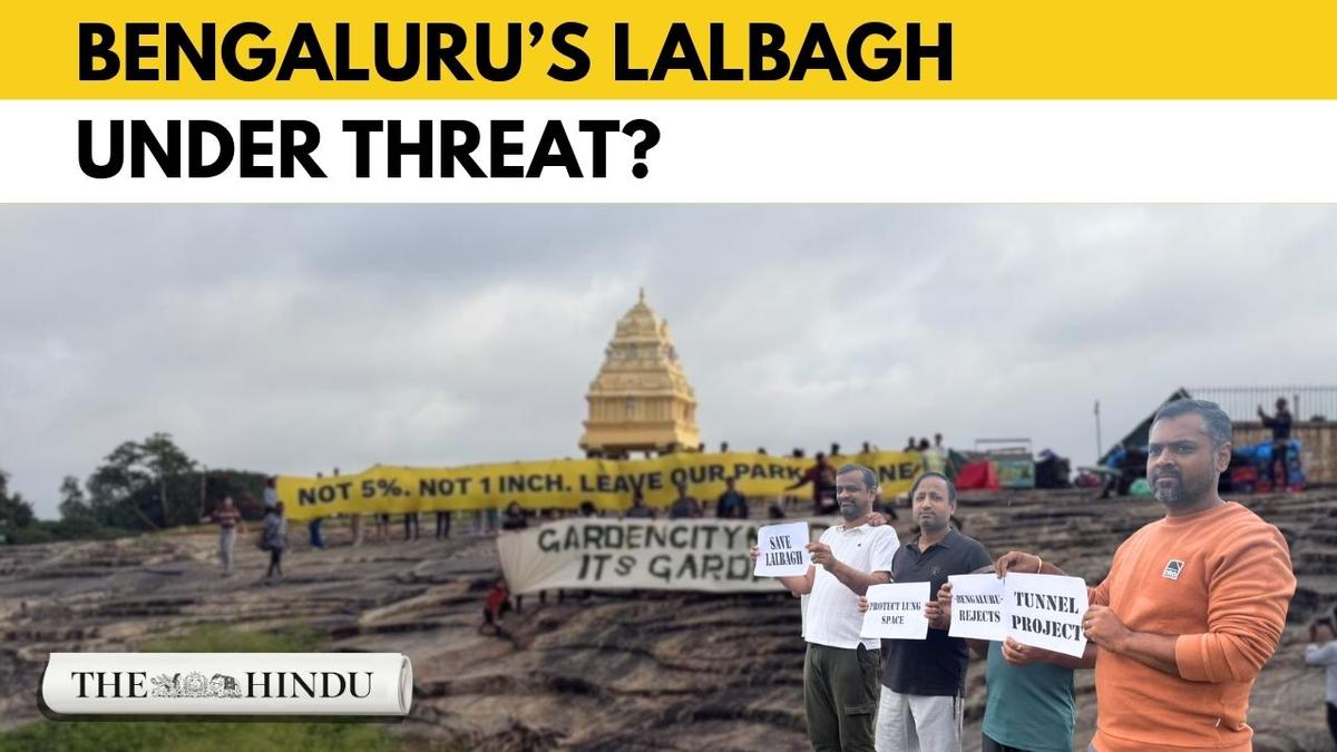 Thousands rally to save Bengaluru’s Lalbagh, oppose tunnel road project