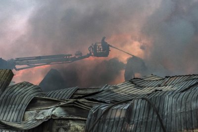 Russian aerial strike on Kyiv destroys schoolbook printing plant
