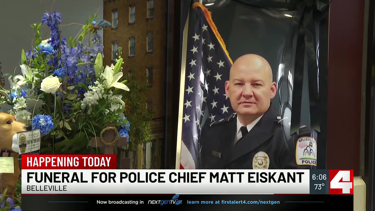 Belleville police chief to be laid to rest on Monday