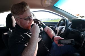 Vance Lester spots storms, part of an effort to keep people safe