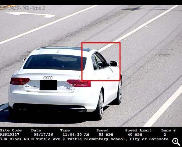 Driver caught speeding in Sarasota school zone 4 days in a row