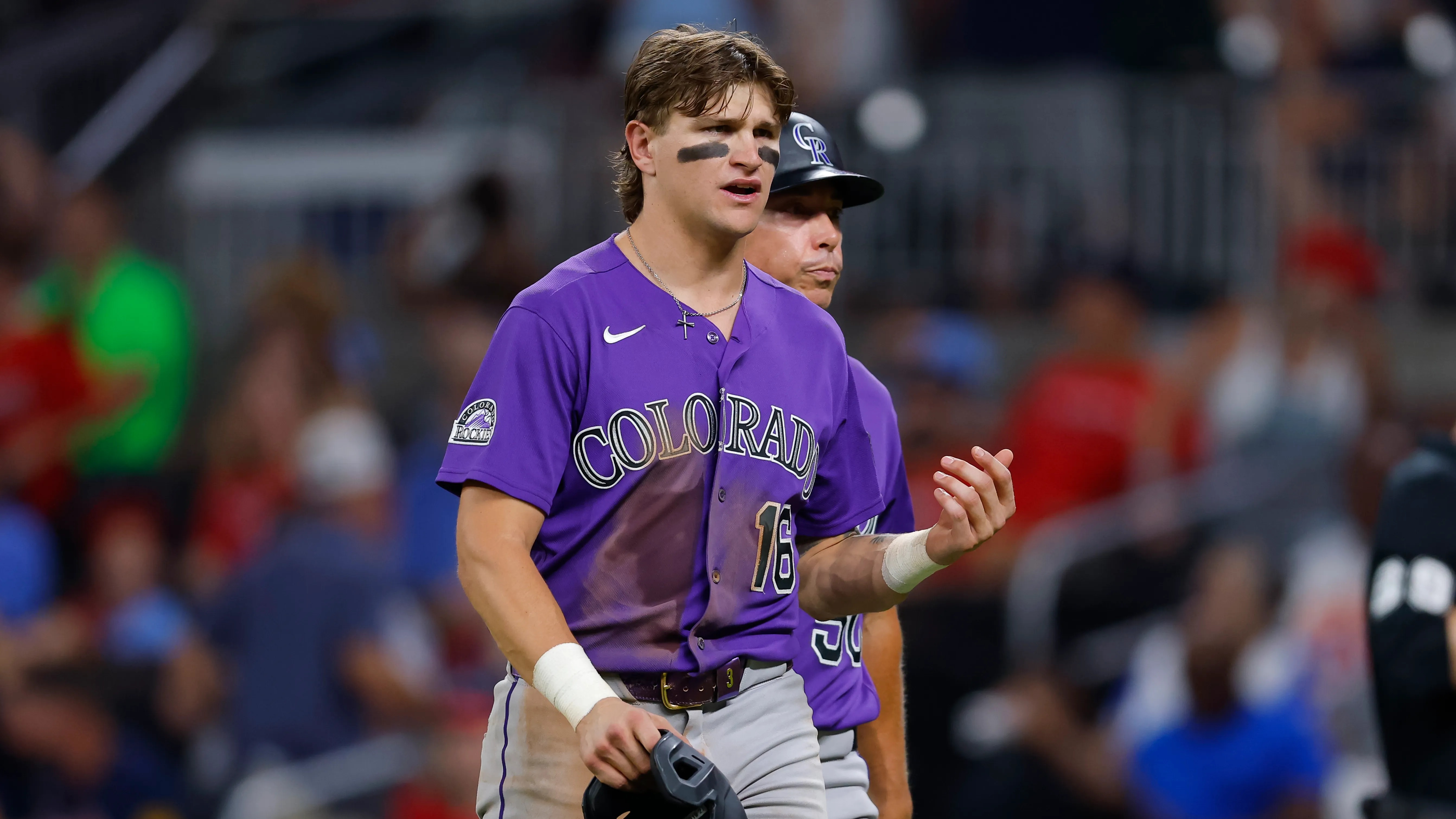 Colorado Rockies star Cole Carrigg benched after inappropriate gesture towards Braves fans in loss