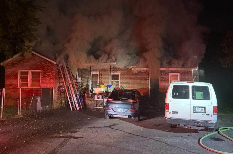 Mountain Island-area home went up in flames Monday morning