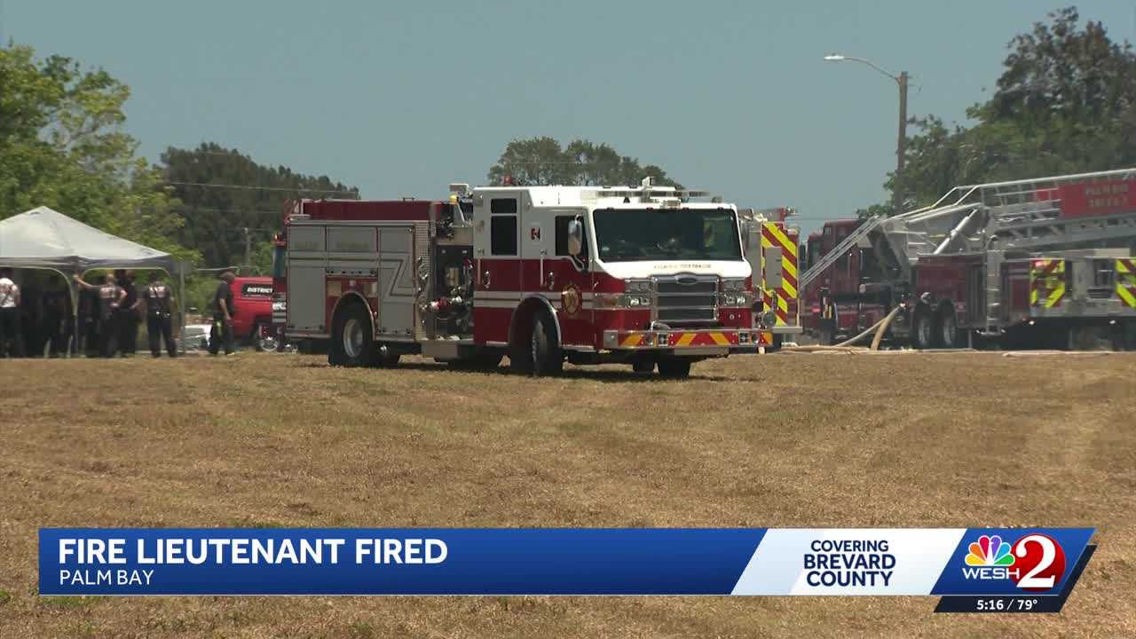 Palm Bay fire lieutenant fired over falsified paramedic training records