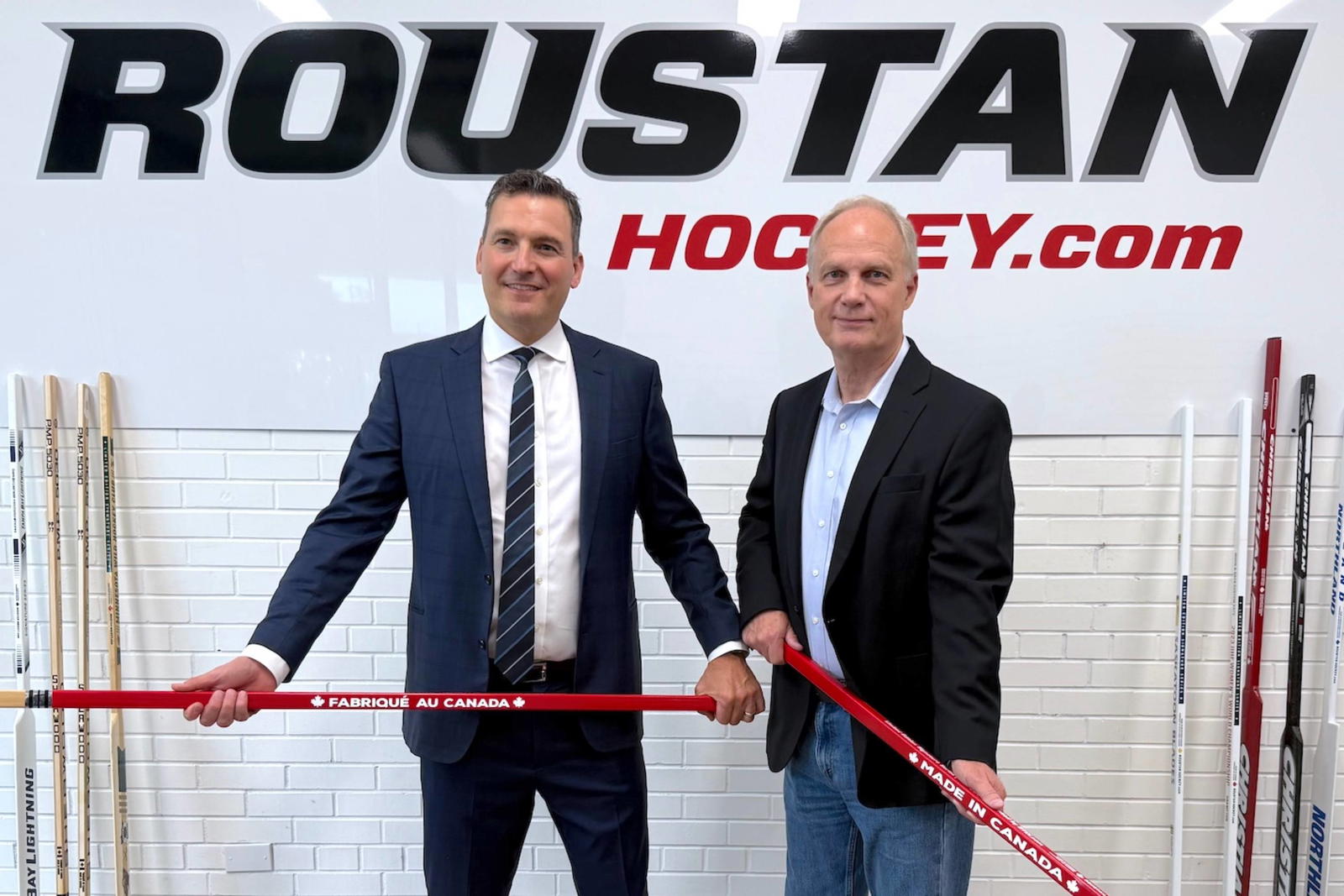 Federal Minister Evan Solomon Visits Roustan Hockey Factory Amid Tariff Battle On The Ice