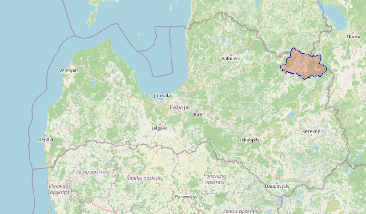 Airspace alert over in Latvia's Alūksne district