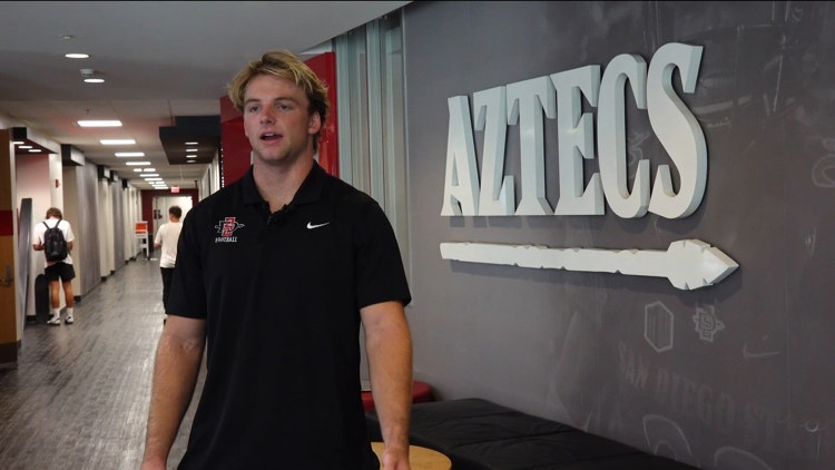 SDSU football players join new campaign to tackle Fentanyl awareness on campus