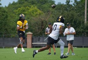 Sleeping on the job: MU receiver Montgomery shows dedication by bunking in the locker room