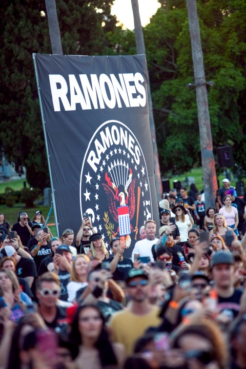 Punk supergroup raises the dead for the Ramones at Hollywood Forever Cemetery
