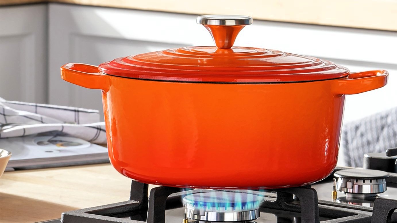 Habitat’s £24 orange cast iron casserole dish gives Le Creuset a run for its money – and it’s £205 cheaper