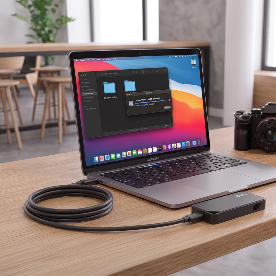(PR) Club3D Unveils New 40Gbps USB4 NVMe Enclosure and Dual Port Wall Charger