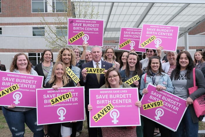 A NY hospital tried to close its birthing center. This city united to fight back