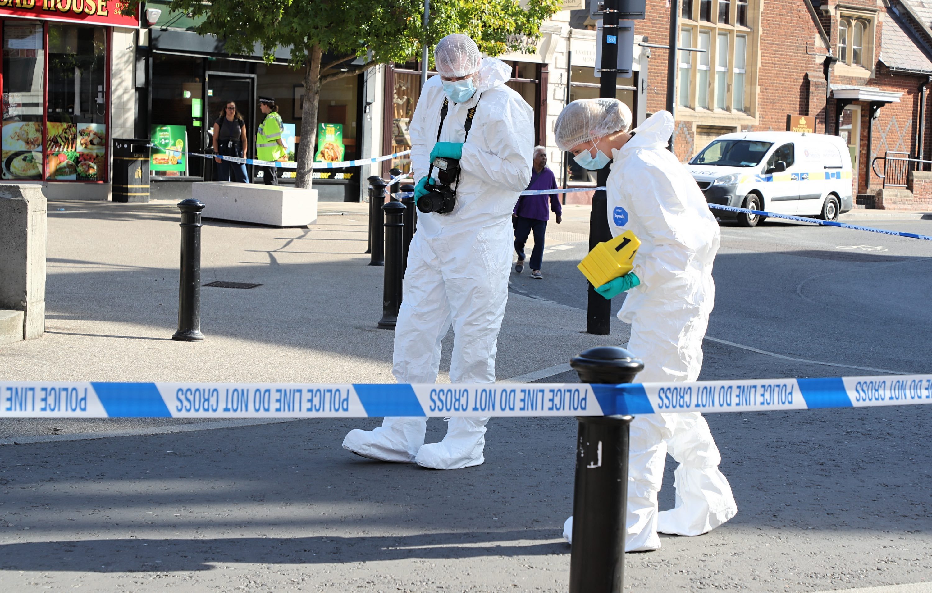 Three injured in ‘firearms incident’ in UK town centre – as cops arrest person