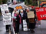 Protesters rally against 'inhumane' immigration centre after plans to double its size