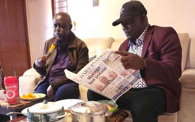 Oburu Oginga breaks silence on hospital admission