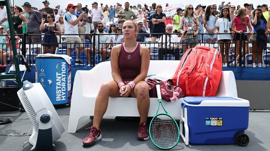 Redmond’s Kristina Liutova, 16, wins first set but falls to Olympic gold medalist at US Open