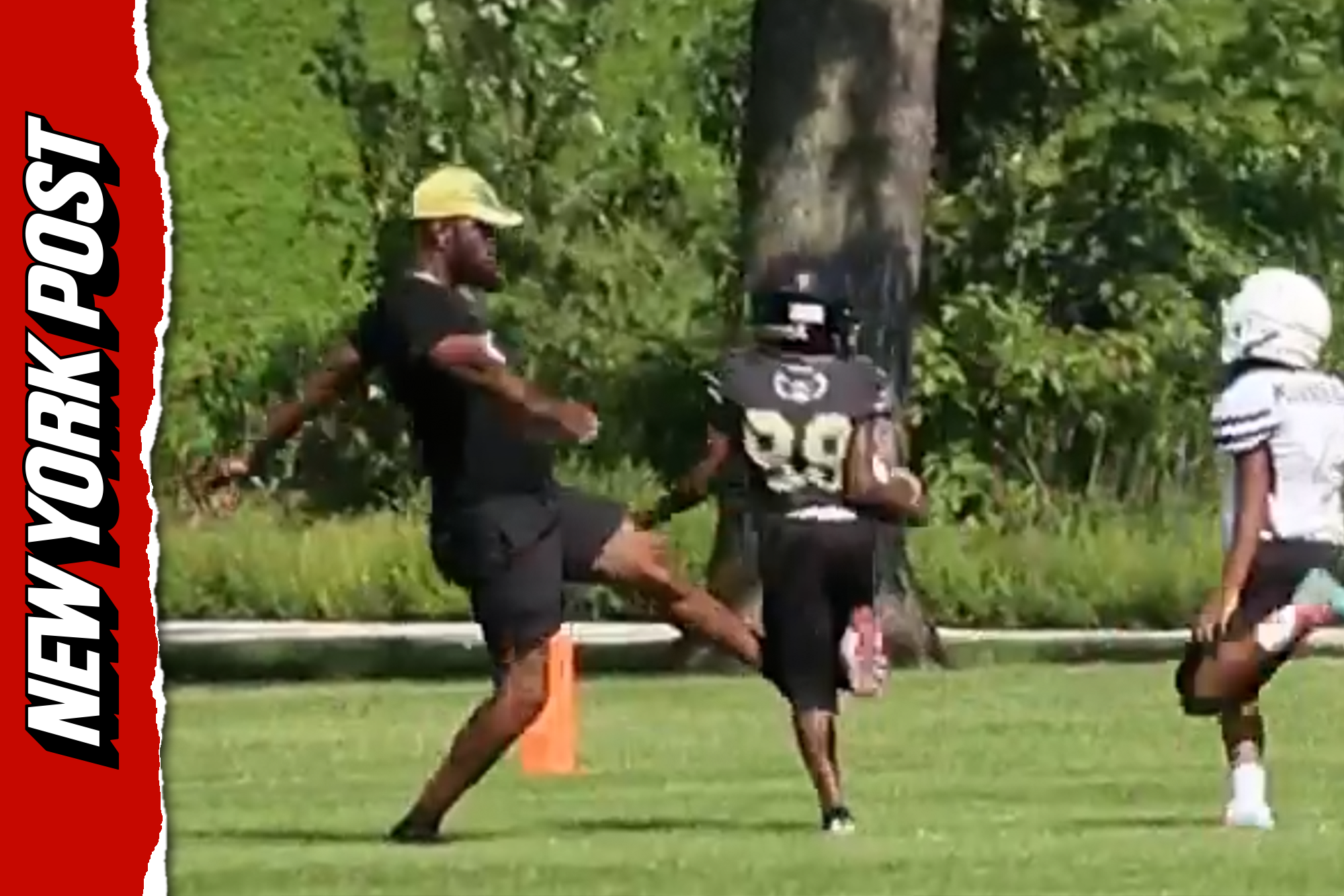 Parent goes viral for tripping 9-year-old running for touchdown