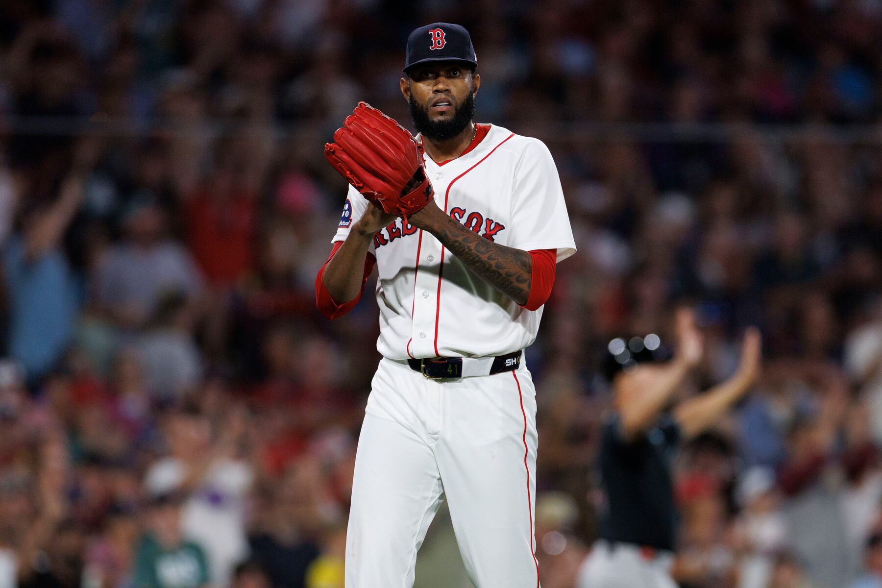 Red Sox place key reliever on IL (shoulder), recall hard-thrower to bullpen Tuesday