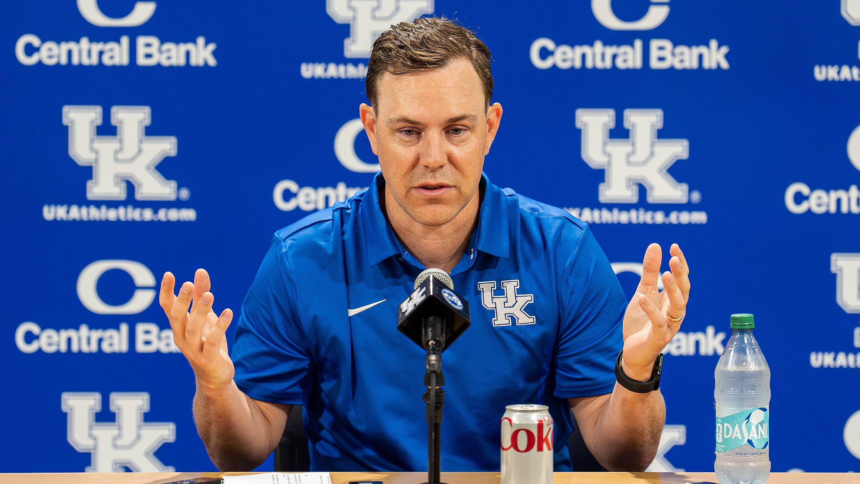 Will Stein shares how he feels about Kentucky's RB room heading into the season