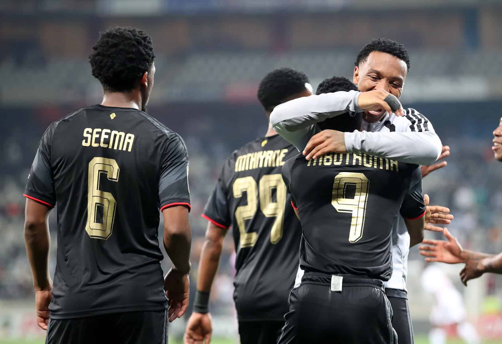 Mbuthuma nets brace as Orlando Pirates rout Kruger United