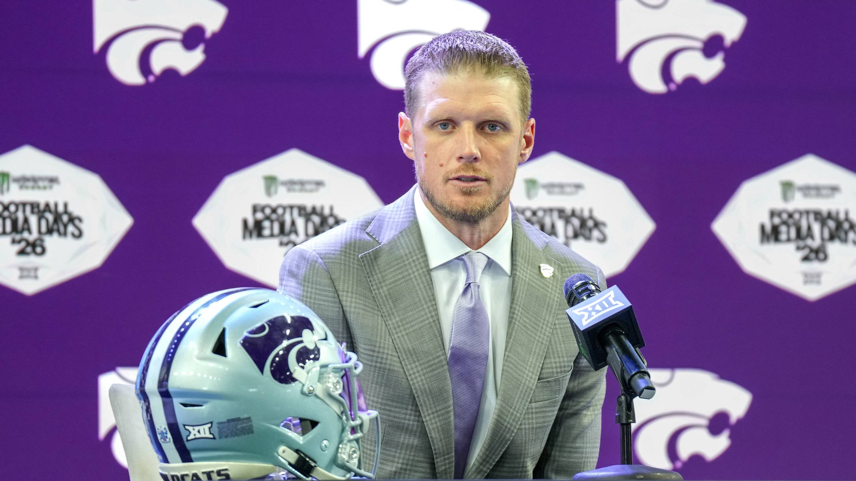 Collin Klein Gives Praise to Defensive Line on Improvement Ahead of Week 1