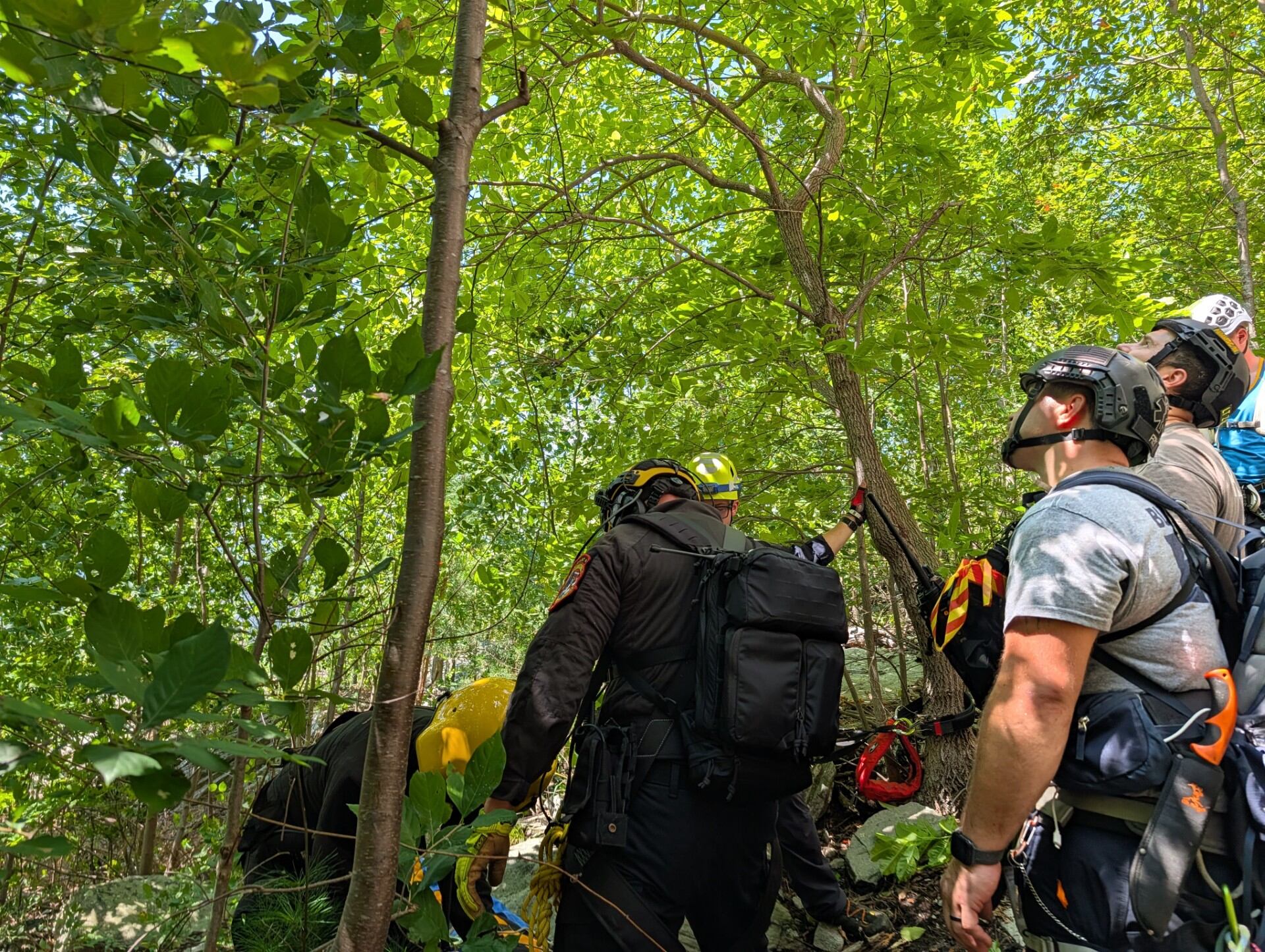 Burke Rescue Squadron details rescuing fallen hiker in North Carolina mountains