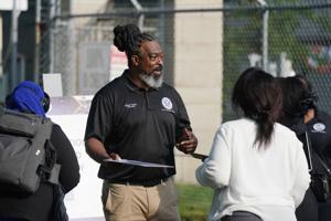 After relocating, Homeland Security career expo draws hundreds of job seekers, some protesters