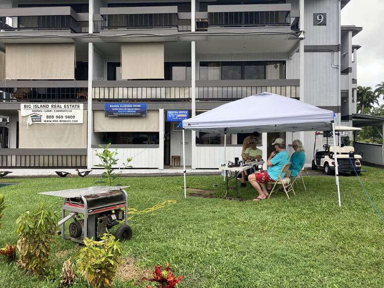 Two weeks after Lala, power restored at Hilo apartment complex