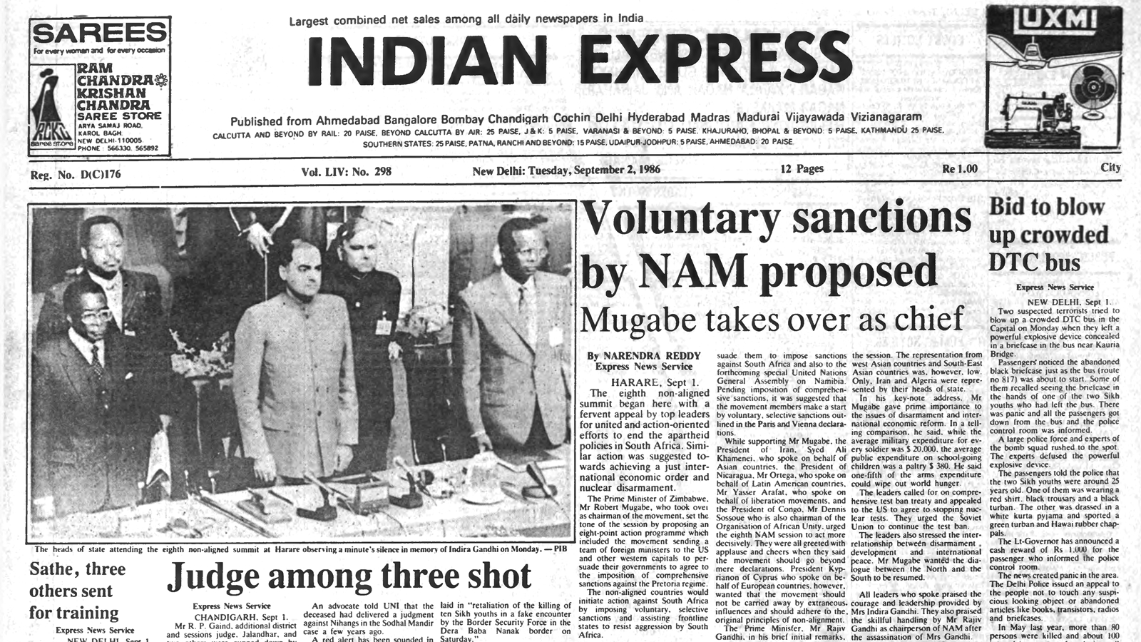 40 years ago September 2, 1986: NAM proposes sanctions