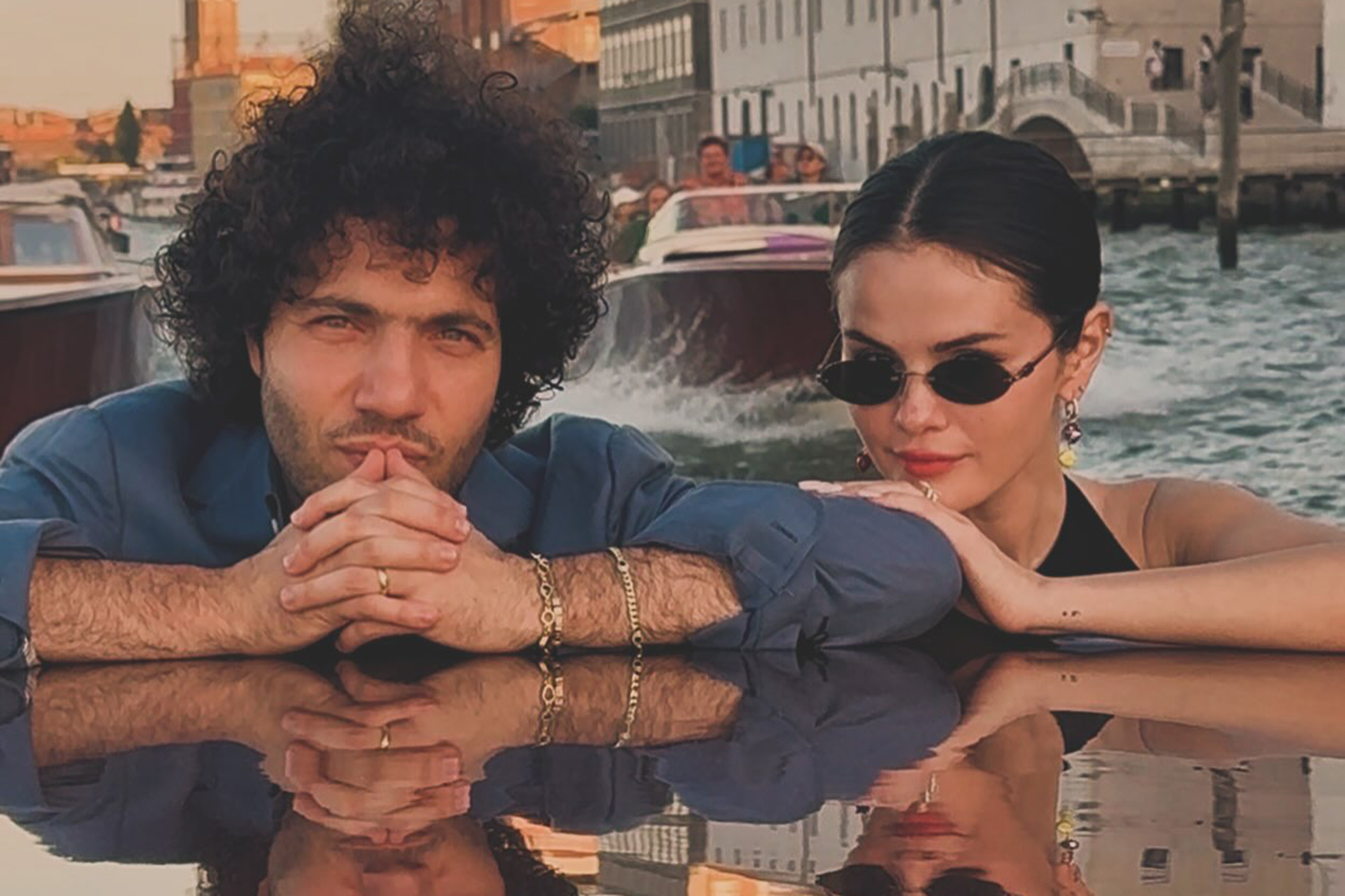 Selena Gomez takes romantic Venice boat ride with husband Benny Blanco and more star snaps