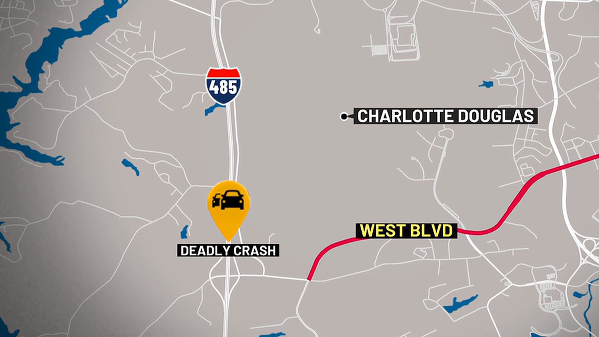 Driver struck, killed on I-485 in Charlotte after getting out of crashed truck