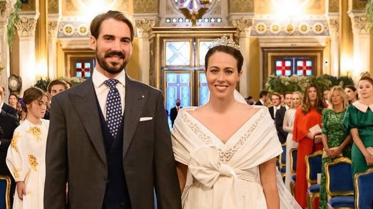 Princess Diana's godson Prince Philippos and Princess Nina welcome first child