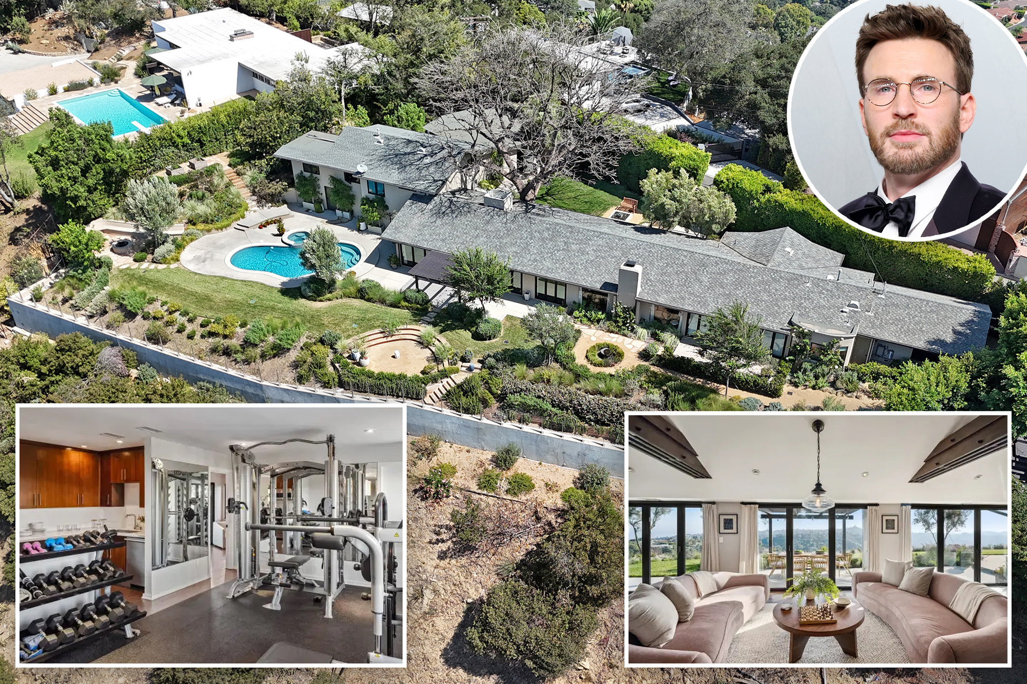 Chris Evans fetches $5.38M for the LA home where he trained to become Captain America