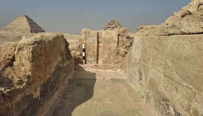 Archaeologists Discover a 4,000-Year-Old Tomb With a False Door at Egypt's Ancient Saqqara Necropolis