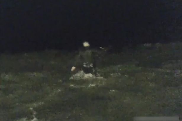 'Brave' police officers wade into sea to catch and arrest paedophile attempting to escape cops