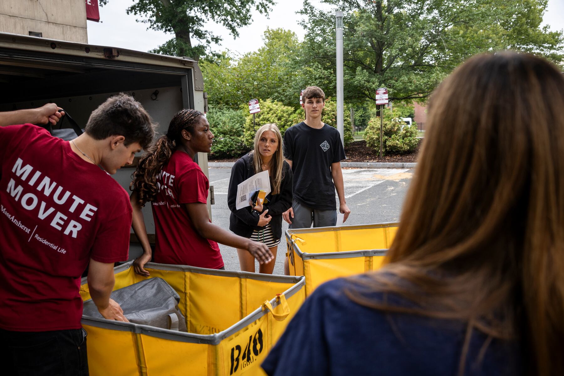 A new beginning: Students arrive at UMass Amherst