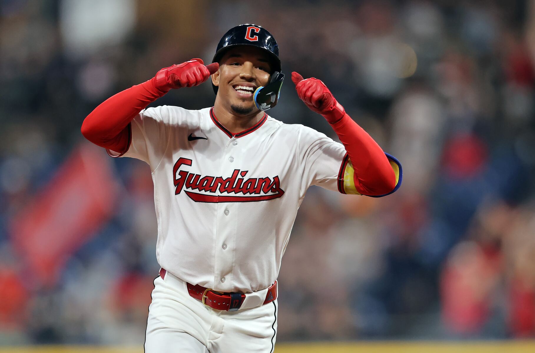 Angel Genao stays ready and gives Guardians a spark when they need it