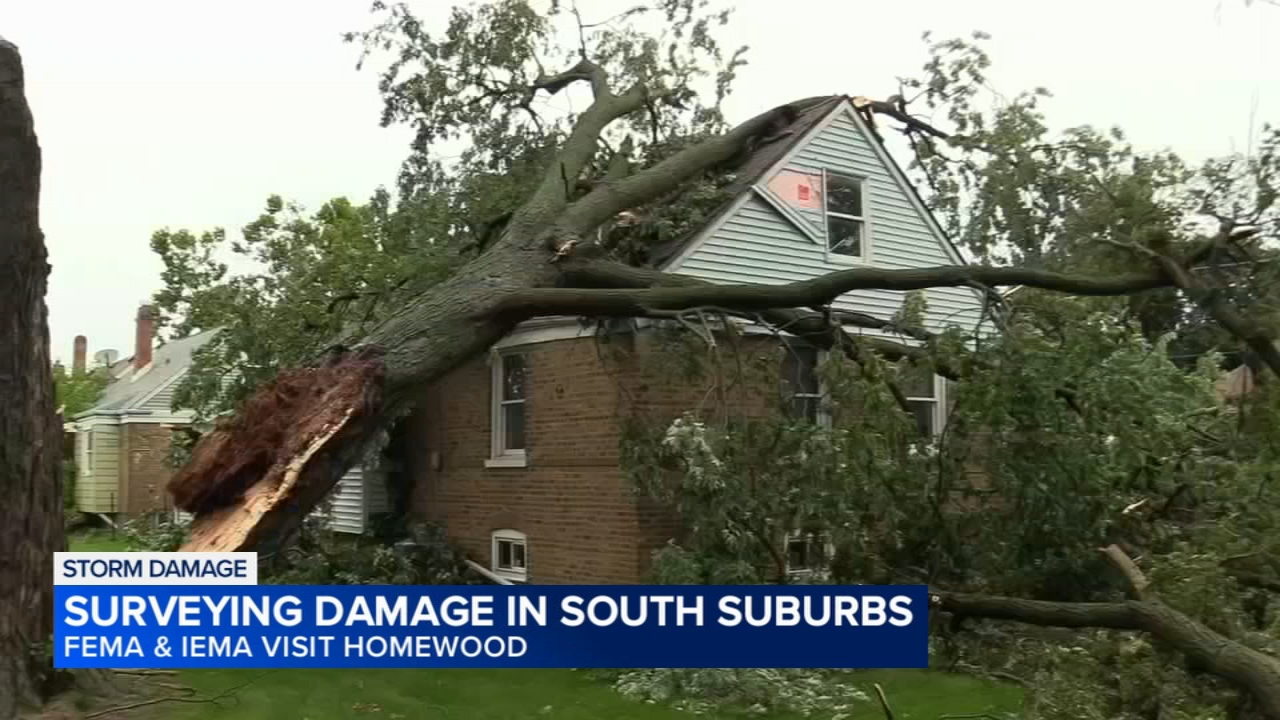 Storm damage assessments underway in south suburban Cook County, potential federal aid evaluated