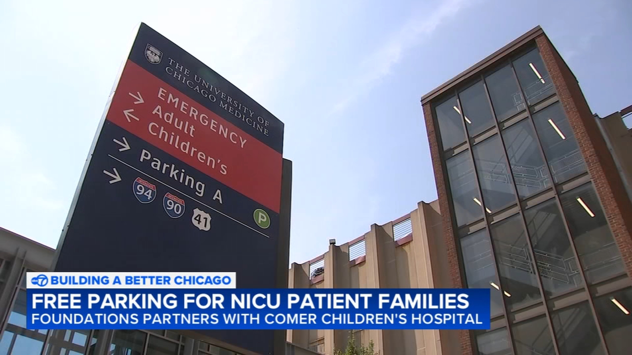 Chicago foundation expands free NICU parking program to Comer Children's Hospital in Hyde Park