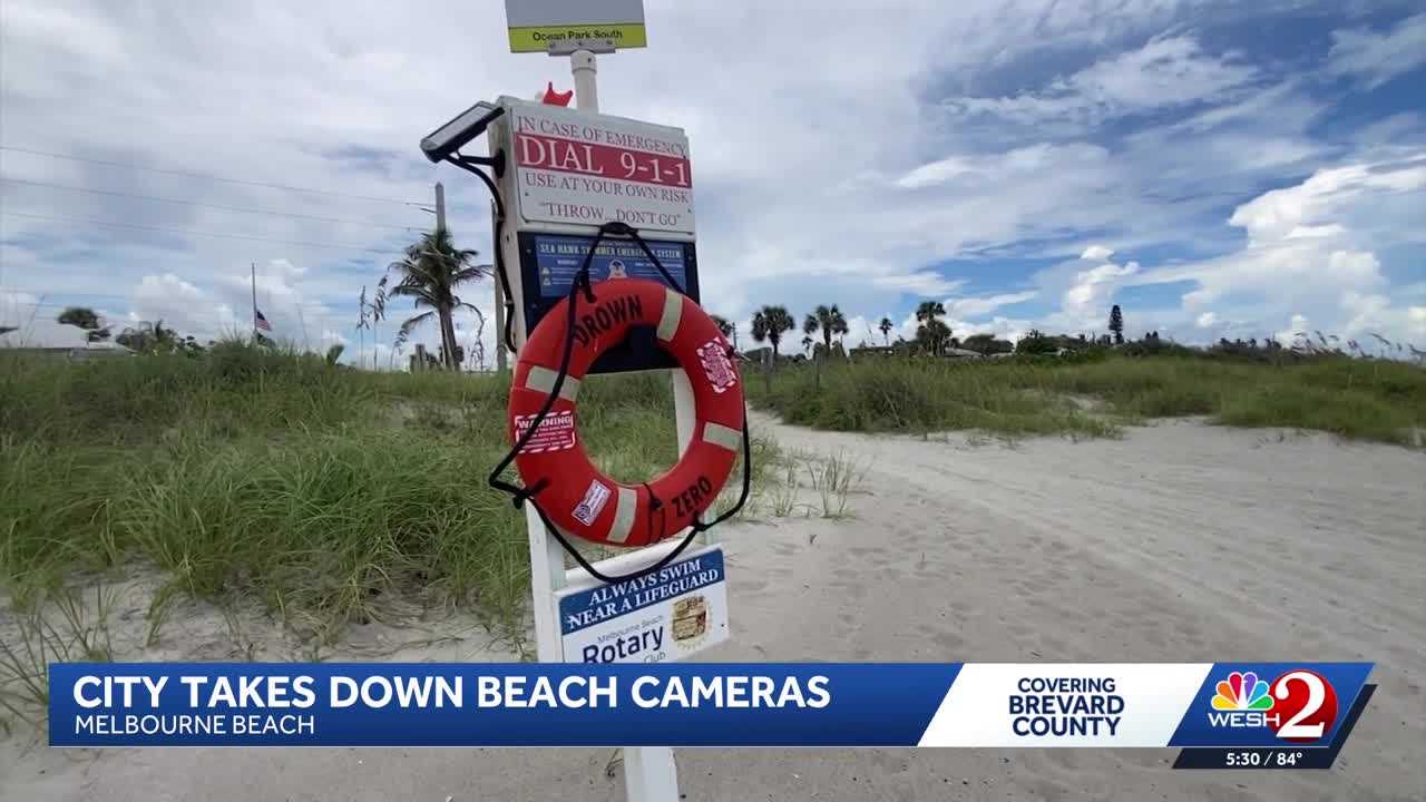 Melbourne Beach removes cameras from life ring stations