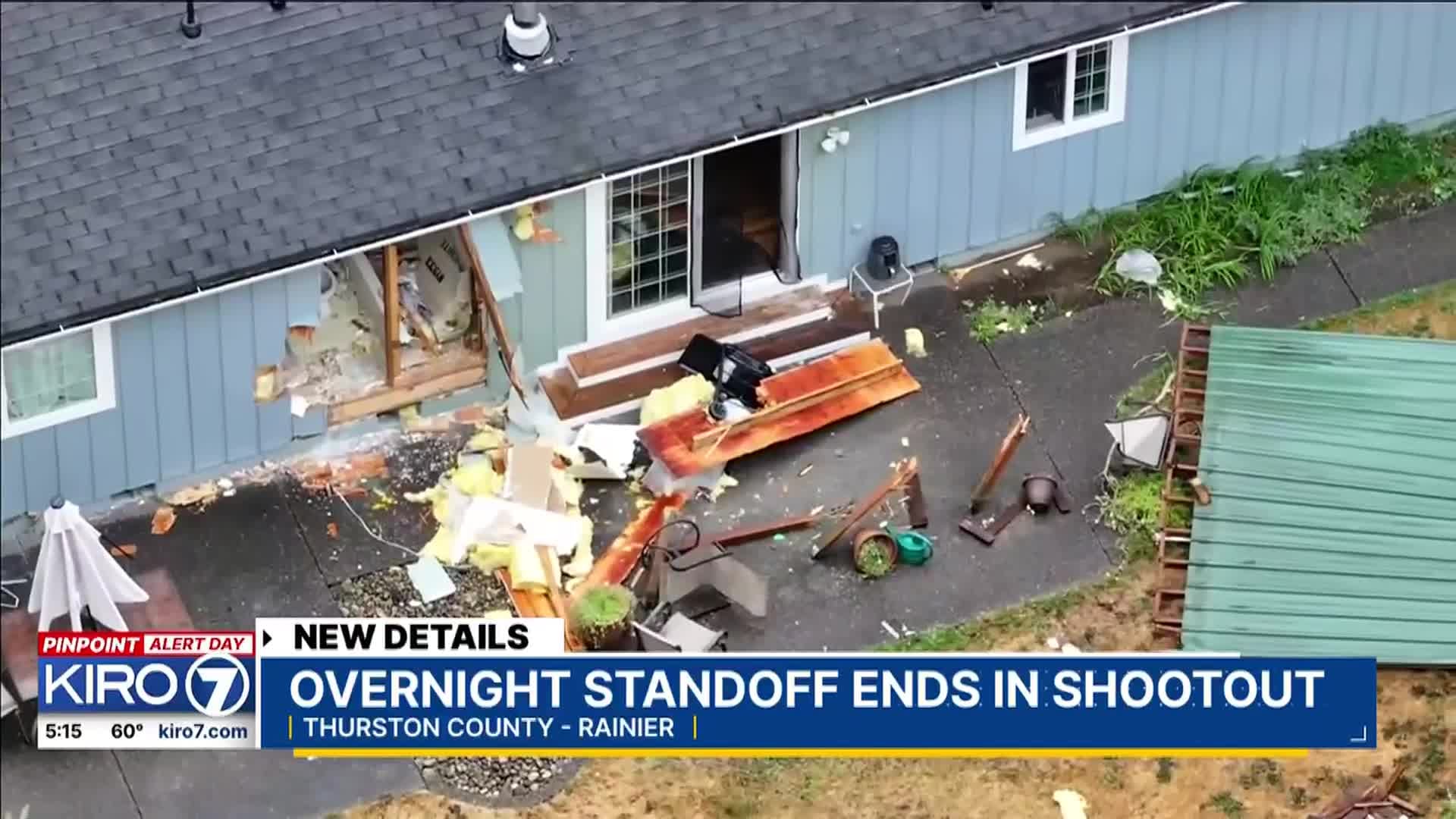 Suspect shot, deputy injured in Thurston County standoff
