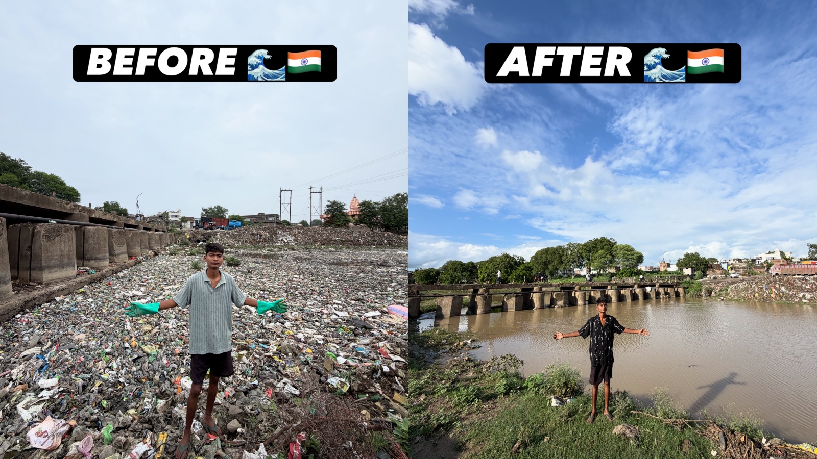 ‘They call me crazy’: Why this 20-year-old is cleaning a polluted river himself