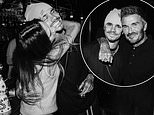 Romeo Beckham shares loving snaps with parents David and Victoria as he celebrates his birthday at £250 per head tuna carving night - without estranged brother Brooklyn