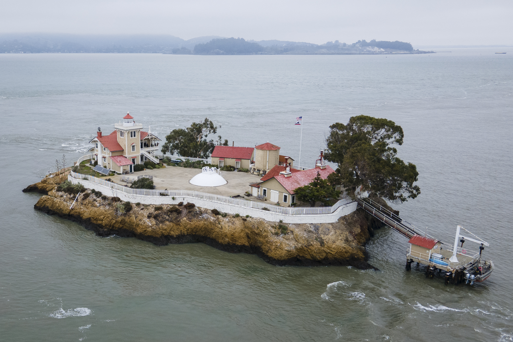 A Trip to the Remote Island Lighthouse in the Middle of San Francisco Bay