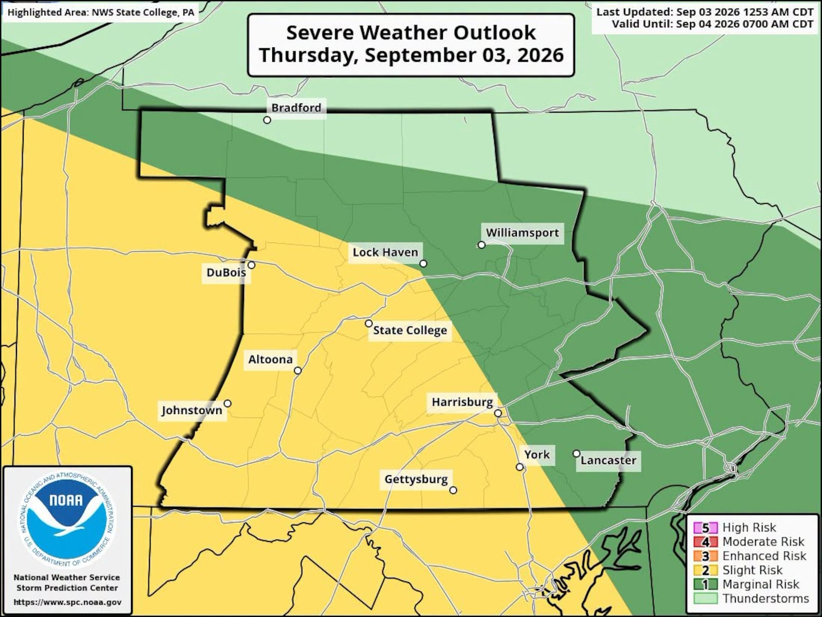 Flood watch issued for much of Pa. as more rain, high temps forecast today