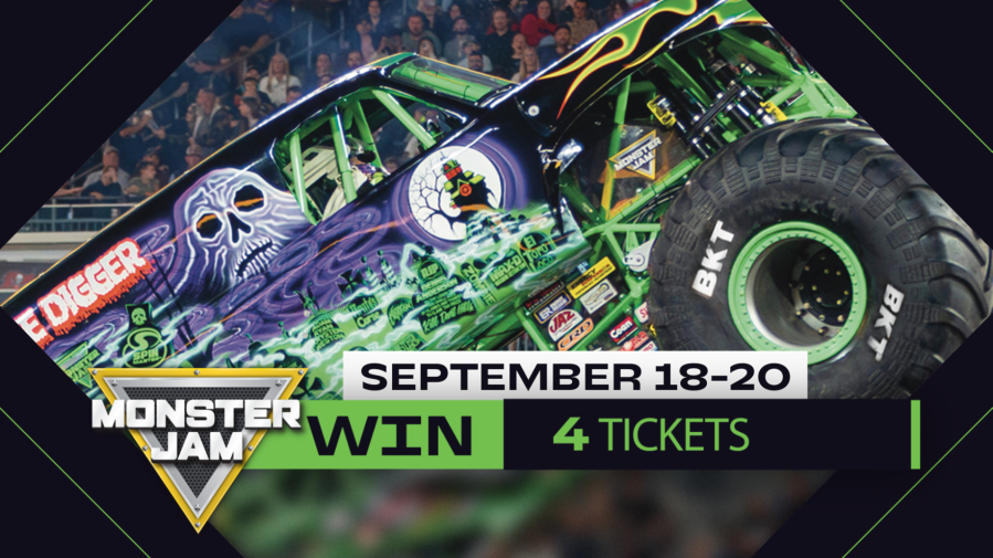 Enter now for chance to win 4 tickets to Monster Jam